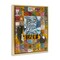 Stupell Industries Louis Armstrong Collage Framed Floater Canvas Wall Art Design by Sabin